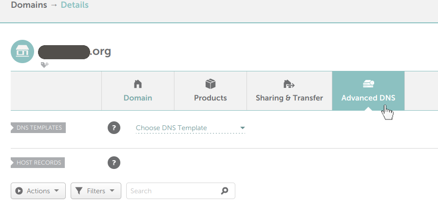 إعدادات DNS في Namecheap